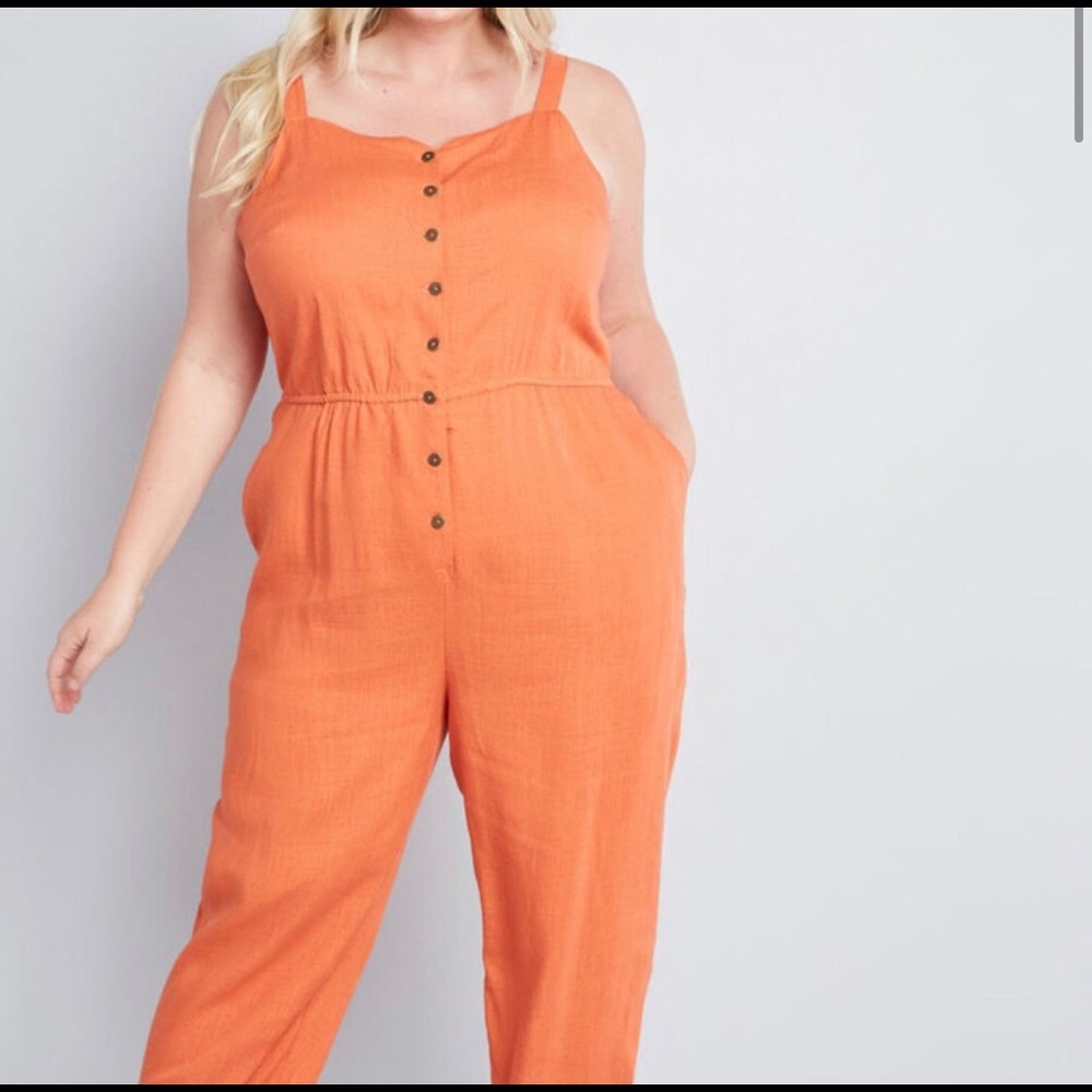 Modcloth Every Waking Momentum Jumpsuit XL
